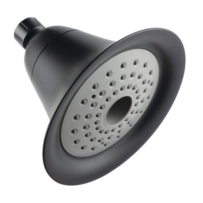 Kingston Tulare KX360 - Shower Scape 6-Inch Round 2-Function ABS Shower Head, Matte Black
