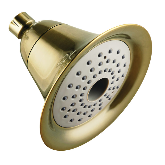 Kingston Tulare KX363 - Shower Scape 6-Inch Round 2-Function ABS Shower Head, Antique Brass