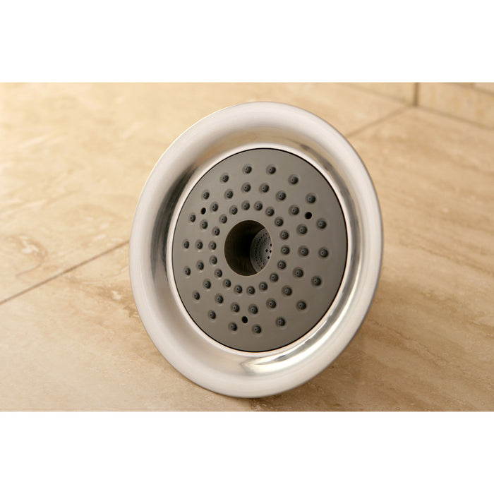 Kingston Tulare KX368 - Shower Scape 6-Inch Round 2-Function ABS Shower Head, Brushed Nickel