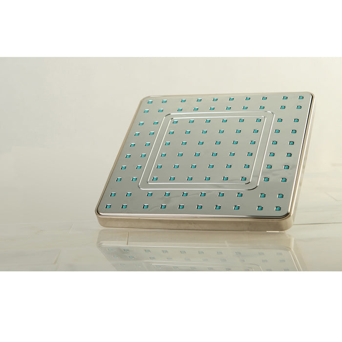 Kingston Claremont KX4648 8-Inch Square Raindrop ABS Shower Head, Brushed Nickel