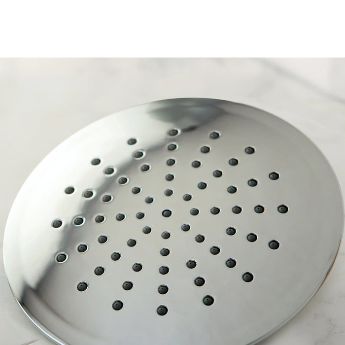 Kingston Sona KX671 - Shower Scape 7-Inch Round Raindrop ABS Shower Head, Polished Chrome