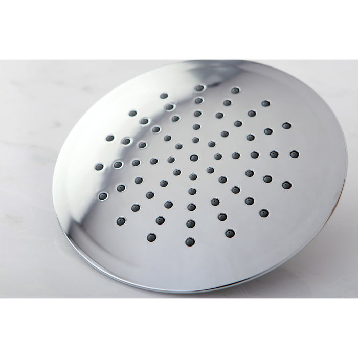 Kingston Sona KX671 - Shower Scape 7-Inch Round Raindrop ABS Shower Head, Polished Chrome