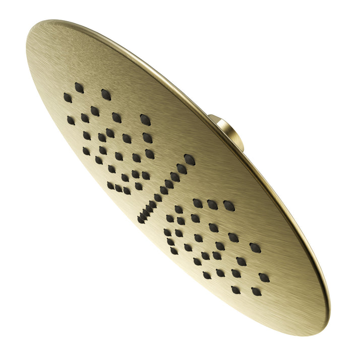 Kingston Sona KX673 - Shower Scape 7-Inch Round Raindrop ABS Shower Head, Antique Brass