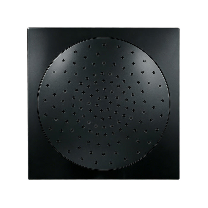 Kingston Sona KX8220 - Claremont 12-Inch Square Raindrop ABS Shower Head, Matte Black
