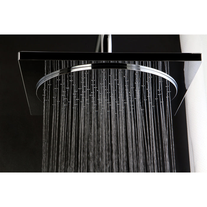 Kingston Sona KX8221 - Claremont 12-Inch Square Raindrop ABS Shower Head, Polished Chrome