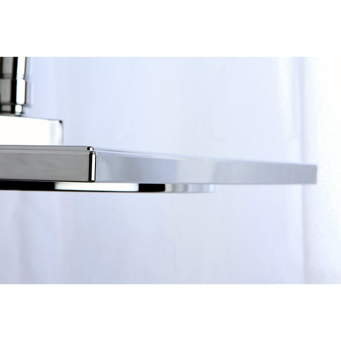 Kingston Sona KX8221 - Claremont 12-Inch Square Raindrop ABS Shower Head, Polished Chrome