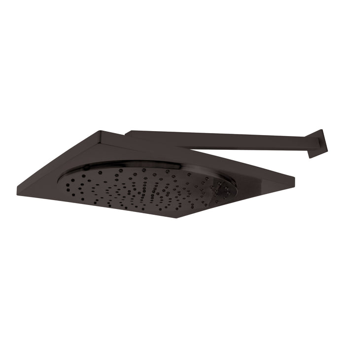 Kingston Sona KX8225CK - Claremont 12-Inch Square Rainfall ABS Shower Head with 15-3/4 Inch Shower Arm, Oil Rubbed Bronze
