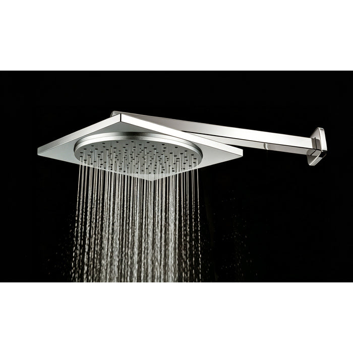 Kingston Sona KX8226 - Claremont 12-Inch Square Raindrop ABS Shower Head, Polished Nickel