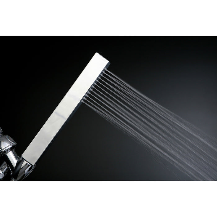 Kingston Sona KX82651 - Claremont Single Function Rectangular Hand Shower, Polished Chrome