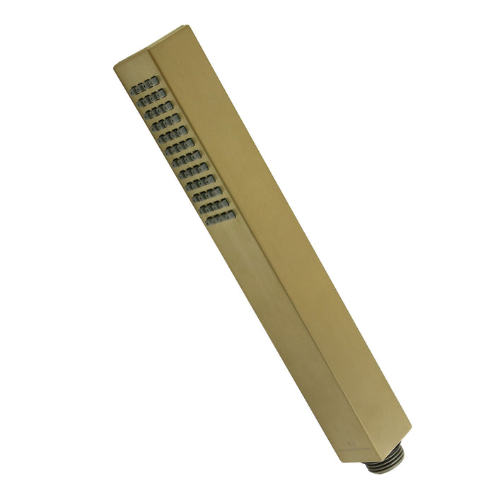Kingston Sona KX82657 - Claremont Single Function Rectangular Hand Shower, Brushed Brass