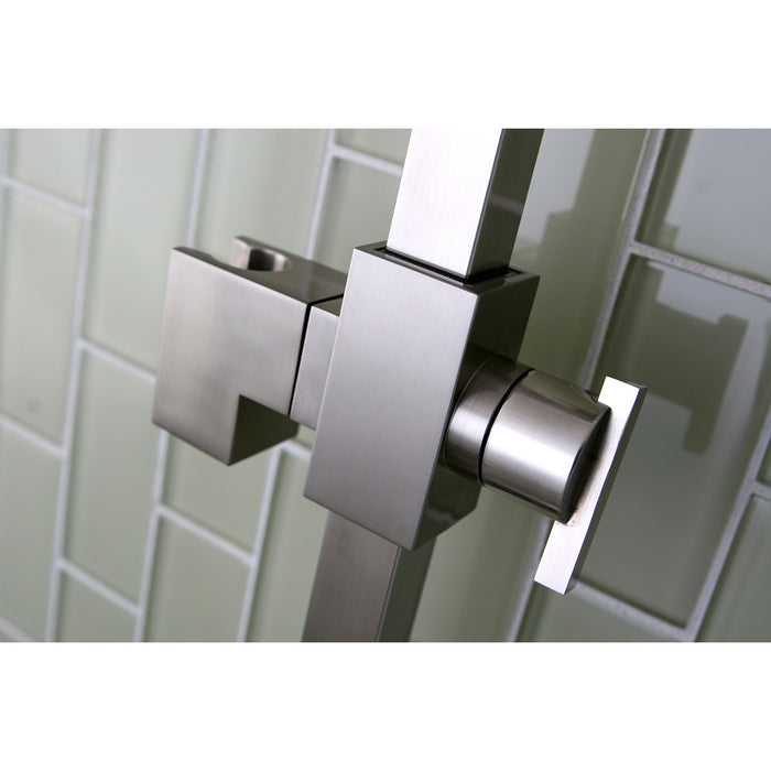 Claremont KX8268 24-Inch Stainless Steel Shower Slide Bar with Soap Dish, Brushed Nickel