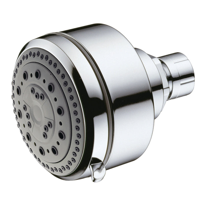Kingston Tulare KX8351 - Vilbosch 3-1/8 Inch Round 5-Function ABS Shower Head, Polished Chrome