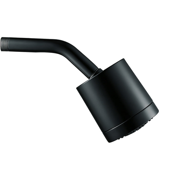 Kingston Sona KX8610 - Vilbosch 3-3/16 Inch Round 2-Function ABS Shower Head, Matte Black