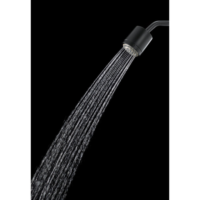 Kingston Sona KX8610 - Vilbosch 3-3/16 Inch Round 2-Function ABS Shower Head, Matte Black