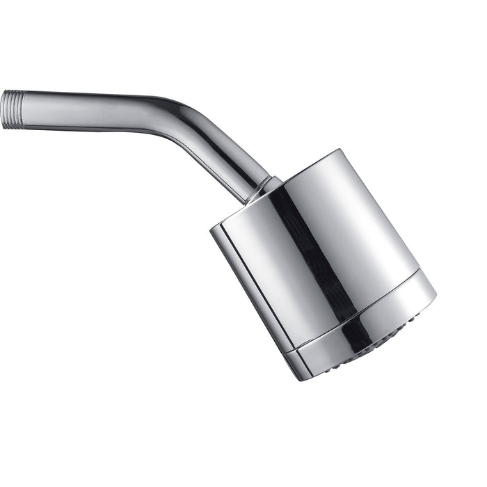 Kingston Sona KX8611 - Vilbosch 3-3/16 Inch Round 2-Function ABS Shower Head, Polished Chrome