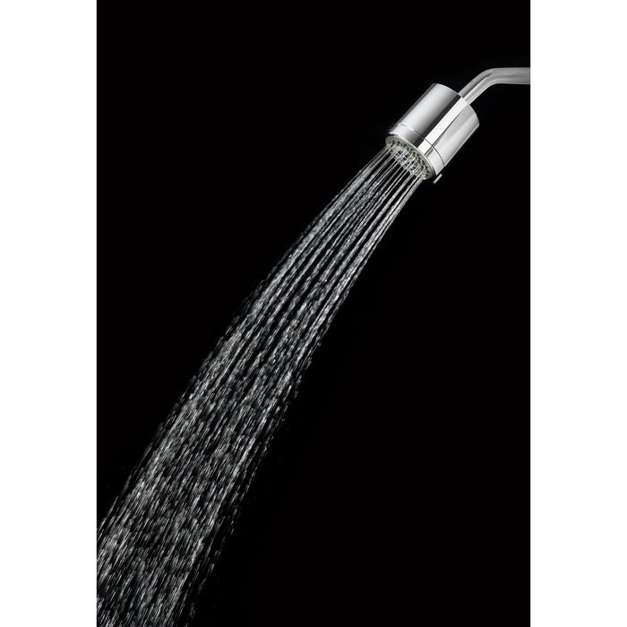 Kingston Sona KX8611 - Vilbosch 3-3/16 Inch Round 2-Function ABS Shower Head, Polished Chrome
