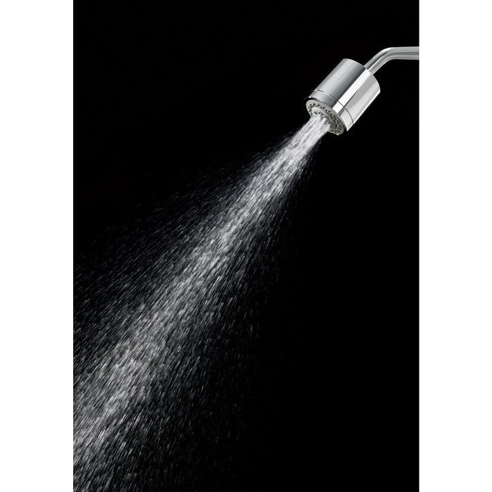 Kingston Sona KX8611 - Vilbosch 3-3/16 Inch Round 2-Function ABS Shower Head, Polished Chrome