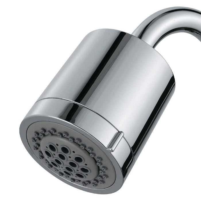 Kingston Sona KX8611 - Vilbosch 3-3/16 Inch Round 2-Function ABS Shower Head, Polished Chrome