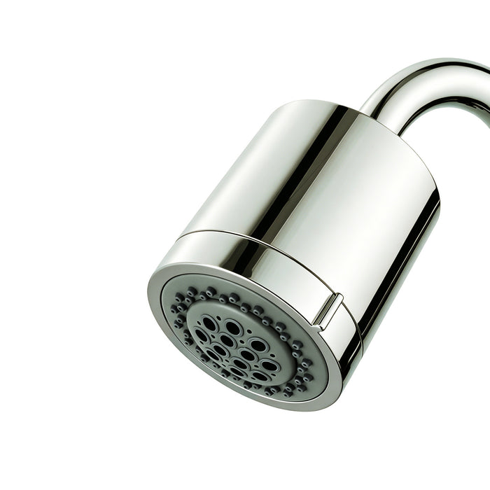 Kingston Sona KX8616 - Vilbosch 3-3/16 Inch Round 2-Function ABS Shower Head, Polished Nickel