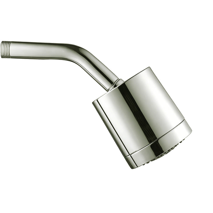 Kingston Sona KX8616 - Vilbosch 3-3/16 Inch Round 2-Function ABS Shower Head, Polished Nickel
