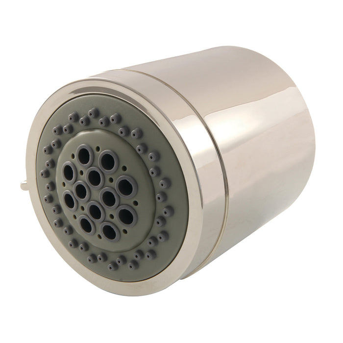 Kingston Sona KX8616 - Vilbosch 3-3/16 Inch Round 2-Function ABS Shower Head, Polished Nickel