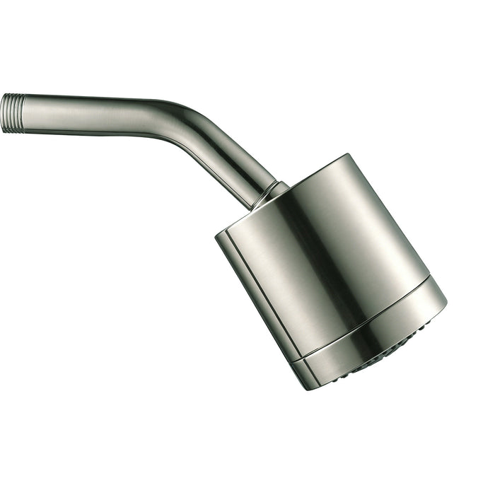 Kingston Sona KX8618 - Vilbosch 3-3/16 Inch Round 2-Function ABS Shower Head, Brushed Nickel