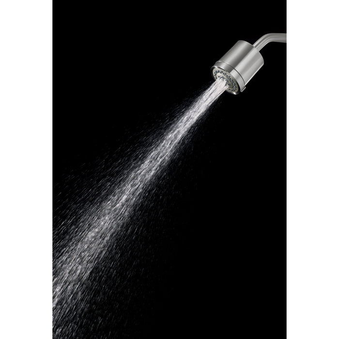 Kingston Sona KX8618 - Vilbosch 3-3/16 Inch Round 2-Function ABS Shower Head, Brushed Nickel