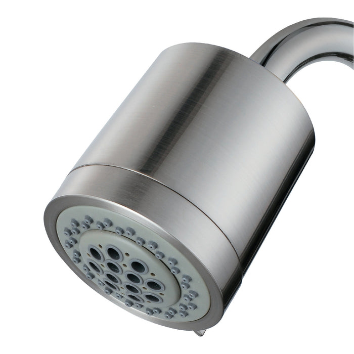 Kingston Sona KX8618 - Vilbosch 3-3/16 Inch Round 2-Function ABS Shower Head, Brushed Nickel