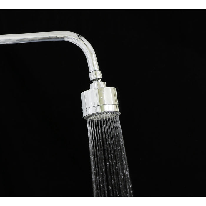 Kingston Sona KX8751 - Vilbosch 3-Inch Round 5-Function ABS Shower Head, Polished Chrome