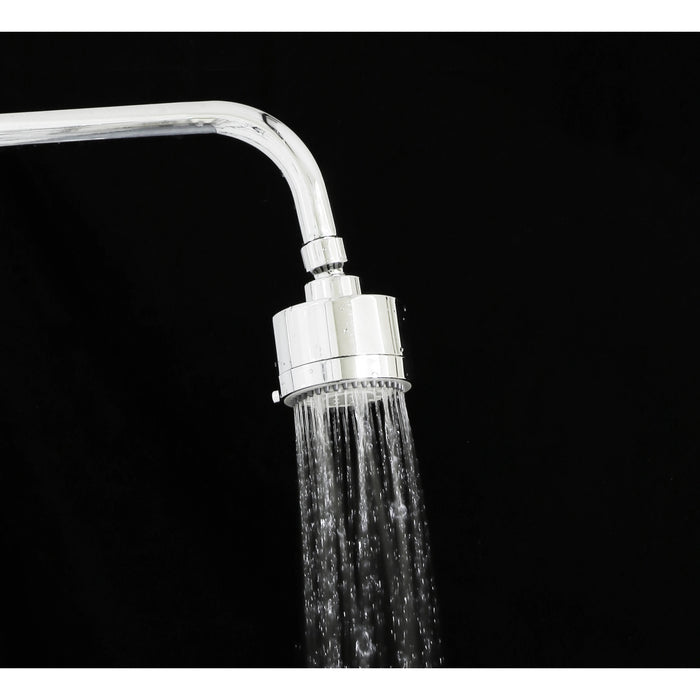 Kingston Sona KX8751 - Vilbosch 3-Inch Round 5-Function ABS Shower Head, Polished Chrome