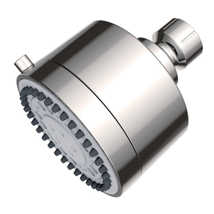 Kingston Sona KX8756 - Vilbosch 3-Inch Round 5-Function ABS Shower Head, Polished Nickel
