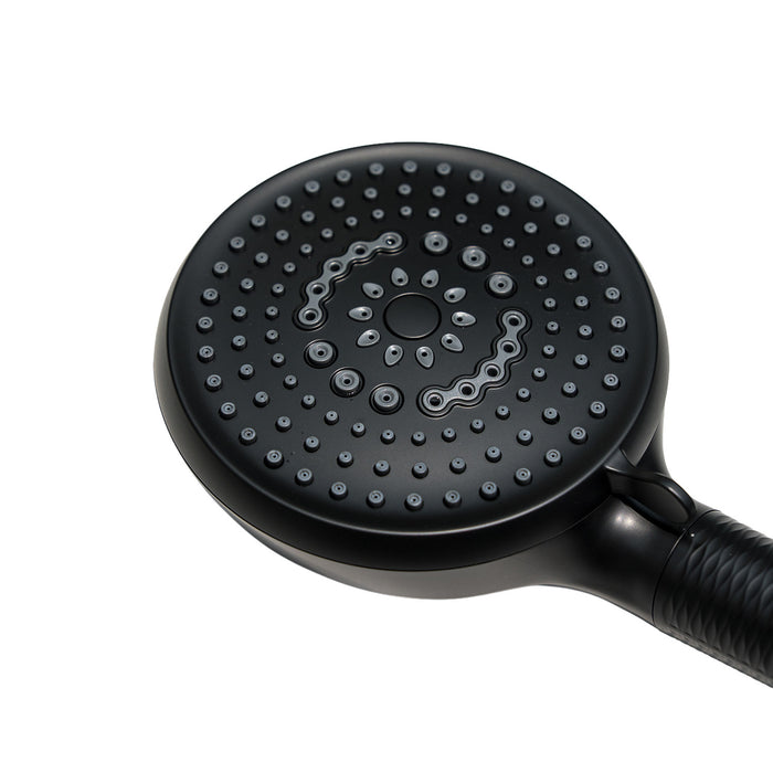 Kingston Regal KXH1001A0 10-Function Hand Shower with Power Wash, Matte Black