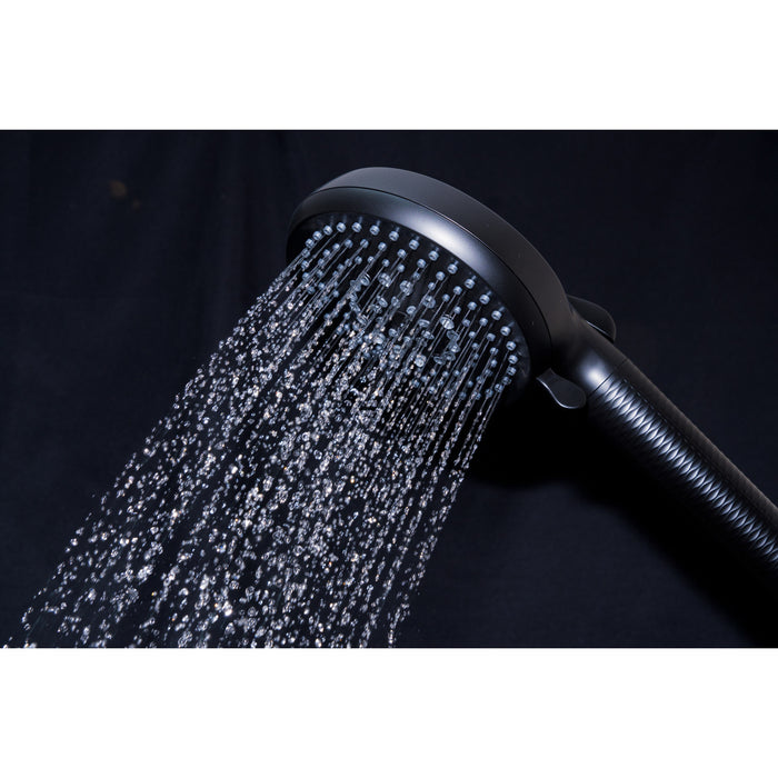 Kingston Regal KXH1001A0 10-Function Hand Shower with Power Wash, Matte Black