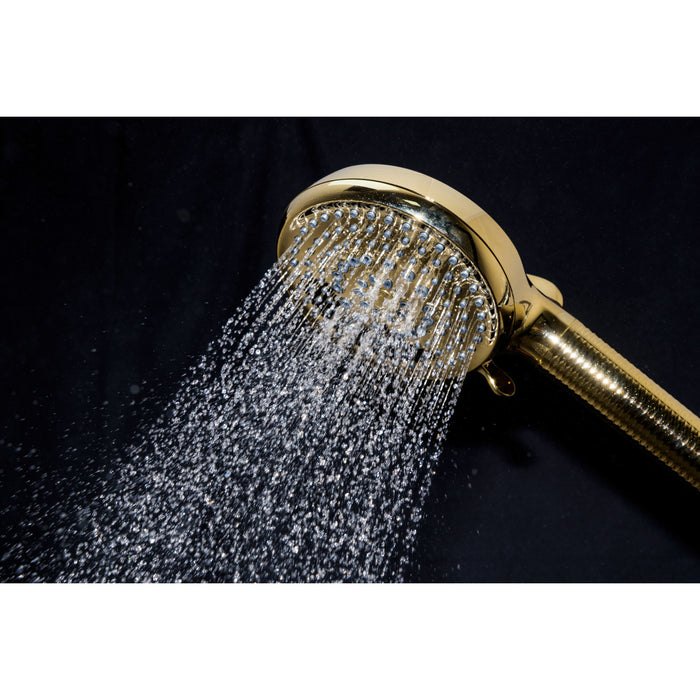 Kingston Regal KXH1001A2 10-Function Hand Shower with Power Wash, Polished Brass