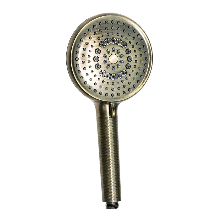 Kingston Regal KXH1001A3 10-Function Hand Shower with Power Wash, Antique Brass