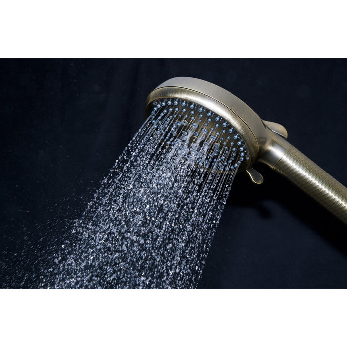 Kingston Regal KXH1001A3 10-Function Hand Shower with Power Wash, Antique Brass