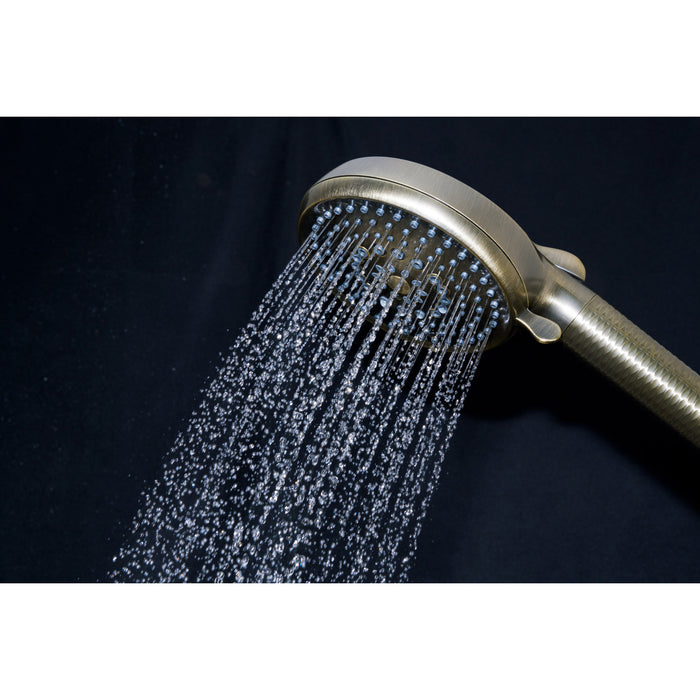 Kingston Regal KXH1001A3 10-Function Hand Shower with Power Wash, Antique Brass