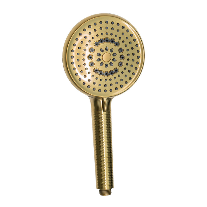 Kingston Regal KXH1001A7 10-Function Hand Shower with Power Wash, Brushed Brass