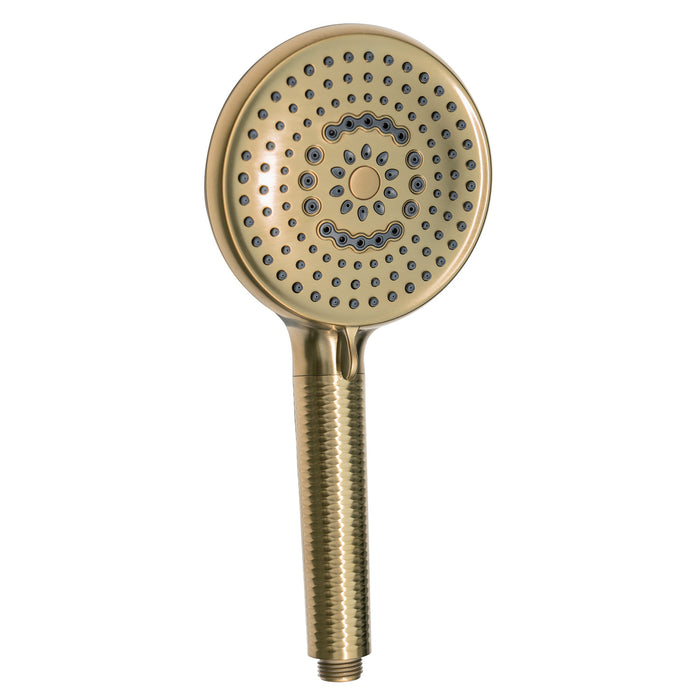Kingston Regal KXH1001A7 10-Function Hand Shower with Power Wash, Brushed Brass