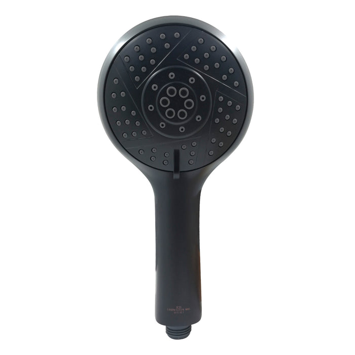 Kingston Tulare KXH154A0 - Vilbosch 5-Function Round Hand Shower, Matte Black
