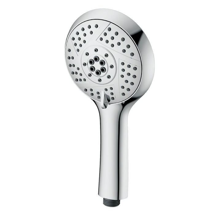 Kingston Tulare KXH154A1 - Vilbosch 5-Function Round Hand Shower, Polished Chrome