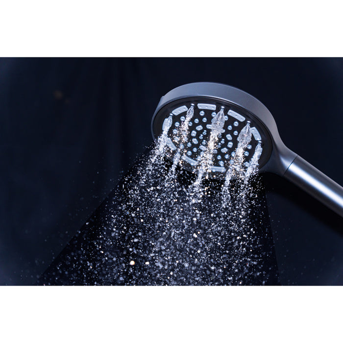 Kingston Regal KXH635A0 6-Function Hand Shower with Power Wash, Matte Black
