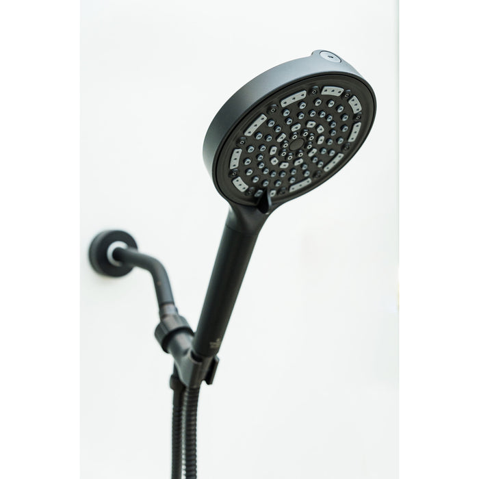 Kingston Regal KXH635A0 6-Function Hand Shower with Power Wash, Matte Black