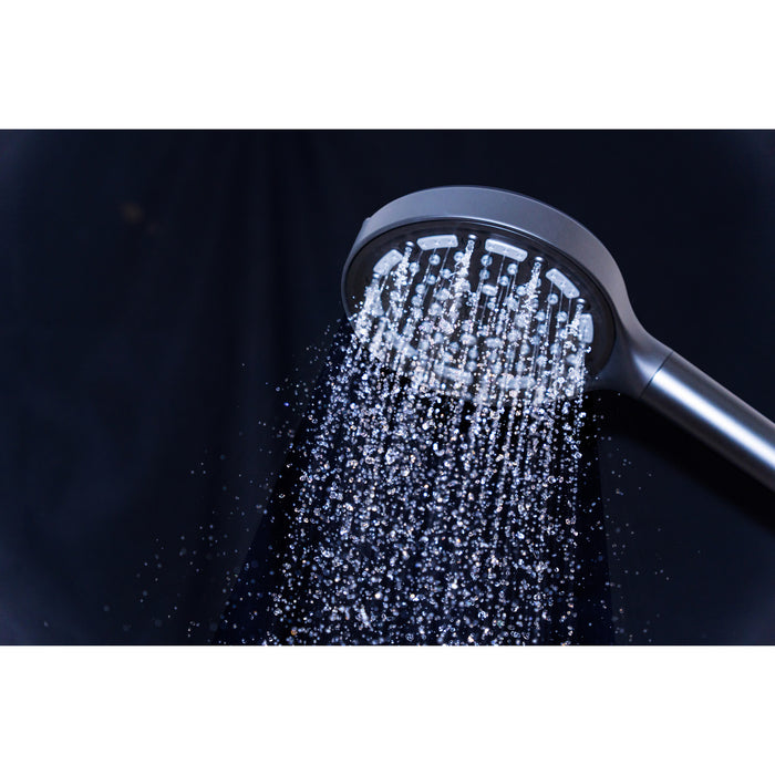 Kingston Regal KXH635A0 6-Function Hand Shower with Power Wash, Matte Black