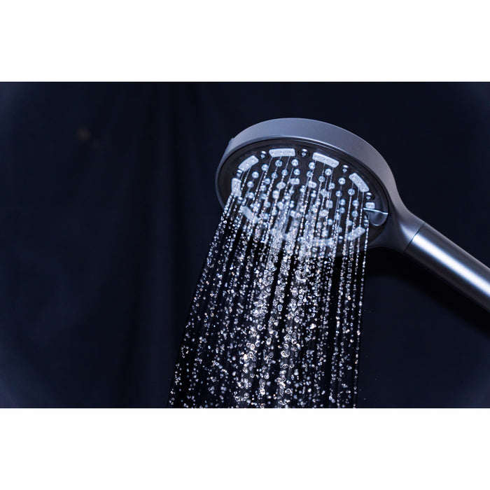Kingston Regal KXH635A0 6-Function Hand Shower with Power Wash, Matte Black