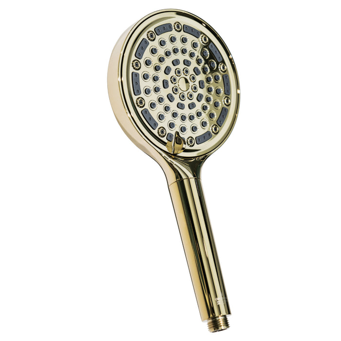 Kingston Regal KXH635A2 6-Function Hand Shower with Power Wash, Polished Brass