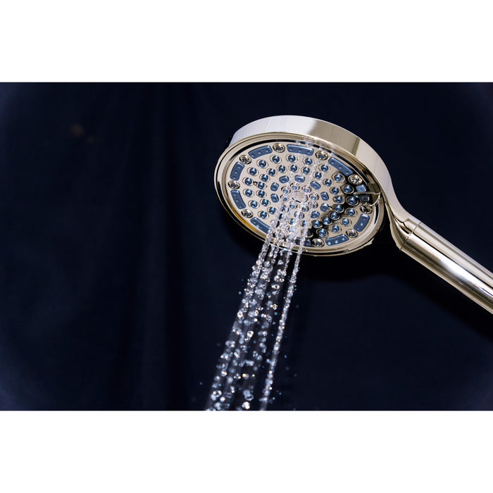 Kingston Regal KXH635A6 6-Function Hand Shower with Power Wash, Polished Nickel