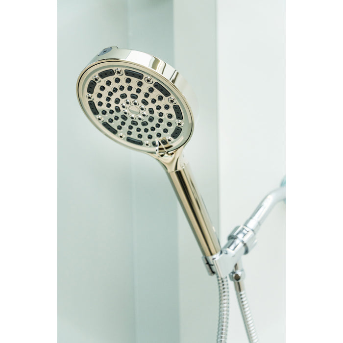 Kingston Regal KXH635A6 6-Function Hand Shower with Power Wash, Polished Nickel
