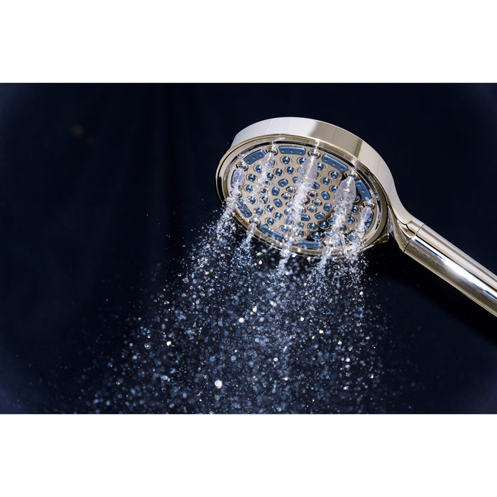 Kingston Regal KXH635A6 6-Function Hand Shower with Power Wash, Polished Nickel