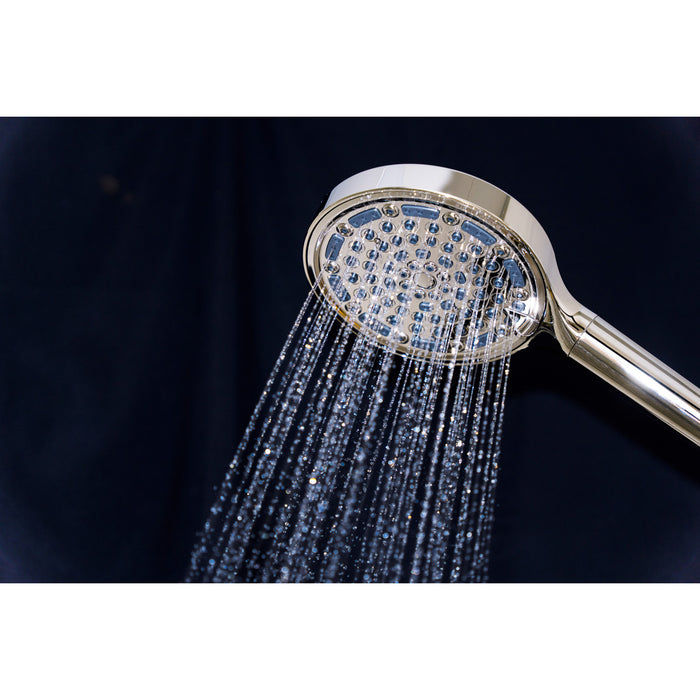 Kingston Regal KXH635A6 6-Function Hand Shower with Power Wash, Polished Nickel